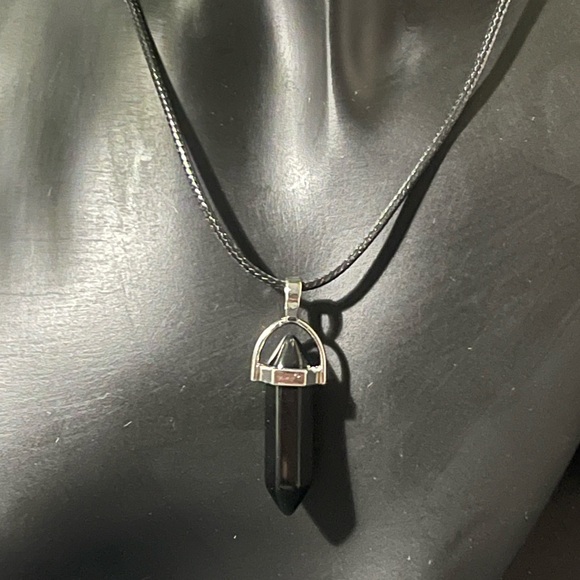 Chakra Crystal - Black Healing Quartz Pendant Necklaces - Picture 3 of 3